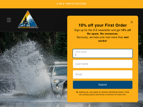 theoverlandessentials.com homepage screenshot