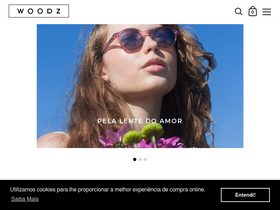 'woodz.com.br' screenshot