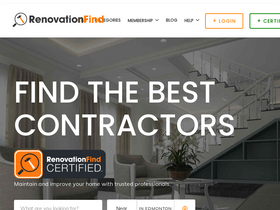 'renovationfind.com' screenshot