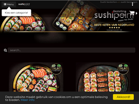 'sushipoint.nl' screenshot