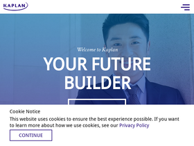 'kaplan.com.hk' screenshot