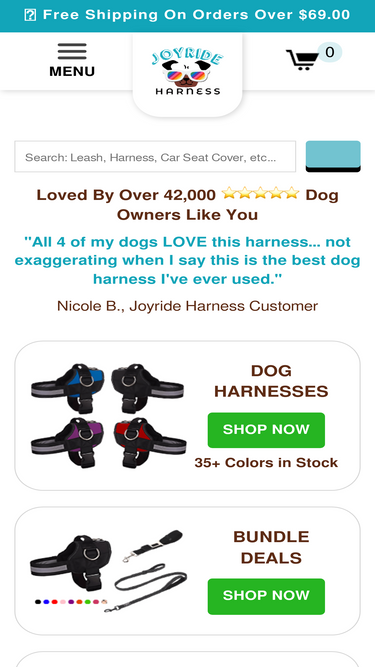 joyrideharness.com