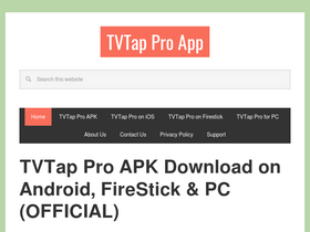 'tvtap-pro.net' screenshot