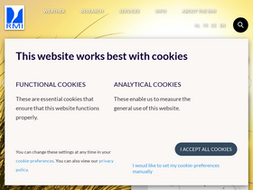 'meteo.be' screenshot