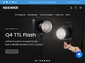 NEEWER.FR website screenshot