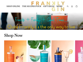 franklygin.com.au homepage screenshot