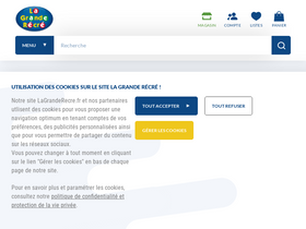 'lagranderecre.fr' screenshot