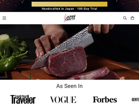 Japancrafts homepage screenshot