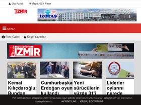 'gazetemizmir.com' screenshot
