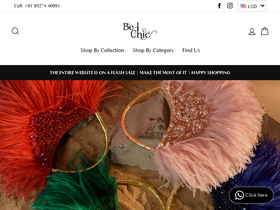 bechic.in homepage screenshot