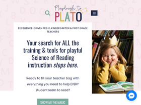 'playdoughtoplato.com' screenshot