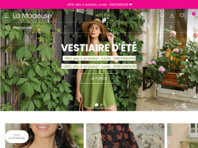 'lamodeuse.com' screenshot