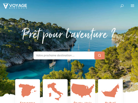 'voyageavecnous.fr' screenshot