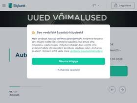 'bigbank.ee' screenshot