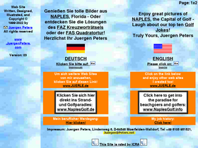 'juergenpeters.com' screenshot