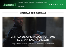 'losinterrogantes.com' screenshot