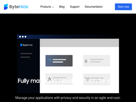 'bytehide.com' screenshot
