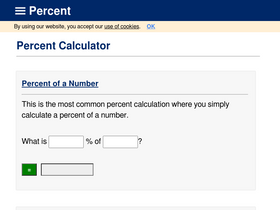 'percent.info' screenshot
