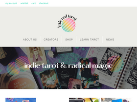 'littleredtarot.com' screenshot