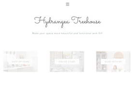 'hydrangeatreehouse.com' screenshot