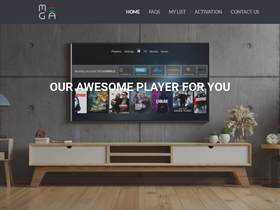 'mega-iptv.app' screenshot