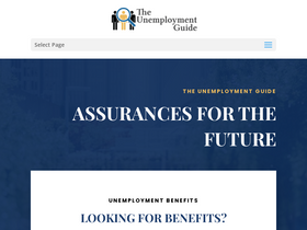 'theunemploymentguide.com' screenshot