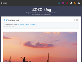 'zoso.ro' screenshot