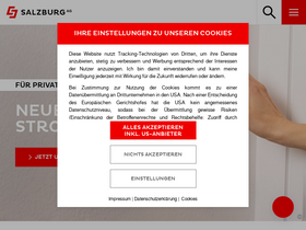 'salzburg-ag.at' screenshot