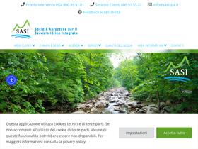 'sasispa.it' screenshot