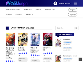 '365manga.com' screenshot