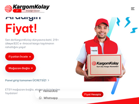 'kargomkolay.com' screenshot