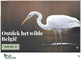 'onzenatuur.be' screenshot
