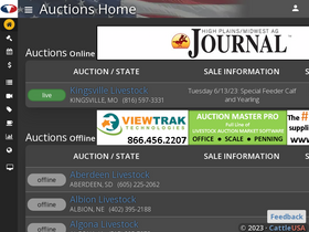'cattleusa.com' screenshot