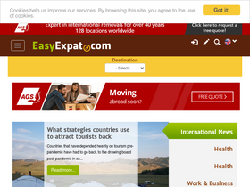 'easyexpat.com' screenshot