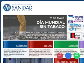 'sanidad.org.ar' screenshot