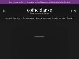coincidanse.ch homepage screenshot