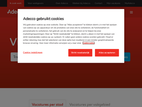 'adecco.nl' screenshot