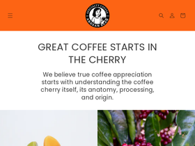 andeanbean.com homepage screenshot