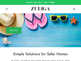 zuliga.com homepage screenshot