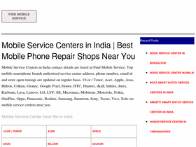 'findmobileservice.com' screenshot