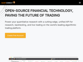 'quantconnect.com' screenshot