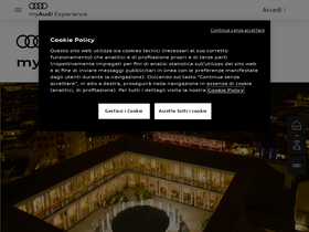 'myaudi.it' screenshot