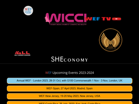 'wef.org.in' screenshot