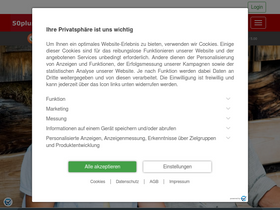 '50plus-treff.at' screenshot