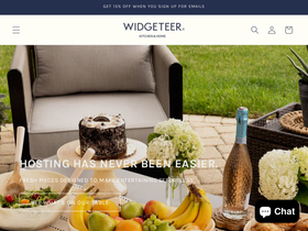 Widgeteer homepage screenshot