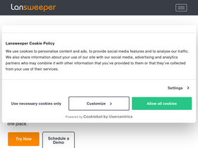 'lansweeper.com' screenshot