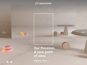 'caesarstoneus.com' screenshot