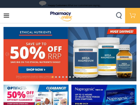 'pharmacyonline.com.au' screenshot