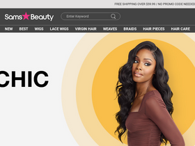 'samsbeauty.com' screenshot