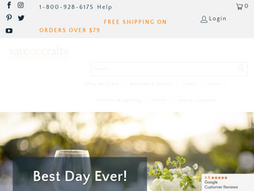 'save-on-crafts.com' screenshot